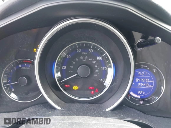 2019 Honda Fit LX with VIN 3HGGK5G43KM726127, listed as a IAAI auction lot 41690680 with 47,970 mi miles and . Bid and sale history available at DreamBid. Image 7.