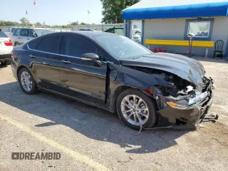 2020 Ford Fusion Hybrid SEL with VIN 3FA6P0MU4LR215829, listed as a Copart auction lot 70914934 with 0 mi miles and Salvage Title. Bid and sale history available at carsss.com. Image 4.