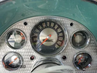 1957 Ford Thunderbird with VIN D7FH182410, listed as a Copart auction lot 77671374 with 319 mi miles and Salvage Title. Bid and sale history available at DreamBid. Image 9.