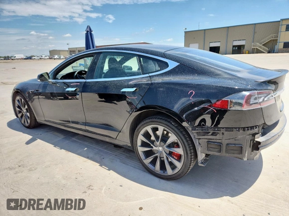 2021 Tesla Model S 75D with VIN 5YJSA1E42MF426965, listed as a Copart auction lot 63052185 with 50,405 mi miles and Salvage title. Bid and sale history available at DreamBid. Image 2.