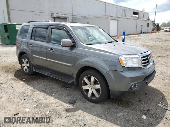 2012 Honda Pilot Touring with VIN 5FNYF4H99CB045763, listed as a Copart auction lot 54984825 with 217,548 mi miles and Clean Title. Bid and sale history available at DreamBid. Image 4.