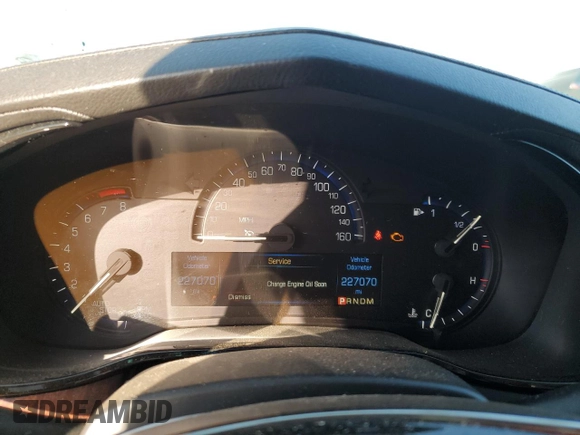 2016 Cadillac CTS Luxury Collection AWD with VIN 1G6AX5SX5G0102799, listed as a Copart auction lot 47291225 with 227,070 mi miles and Clean Title. Bid and sale history available at DreamBid. Image 9.