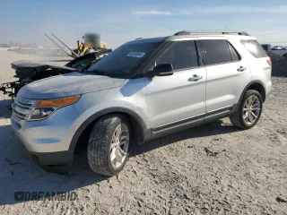 2012 Ford Explorer XLT with VIN 1FMHK7D86CGA55971, listed as a Copart auction lot 46590895 with 165,702 mi miles and Salvage Title. Bid and sale history available at DreamBid. Image 1.
