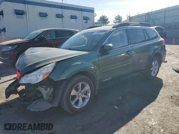 2014 Subaru Outback Limited with VIN 4S4BRCNC7E3285638, listed as a Copart auction lot 61695975 with 81,103 mi miles and Salvage title. Bid and sale history available at DreamBid. Image 1.