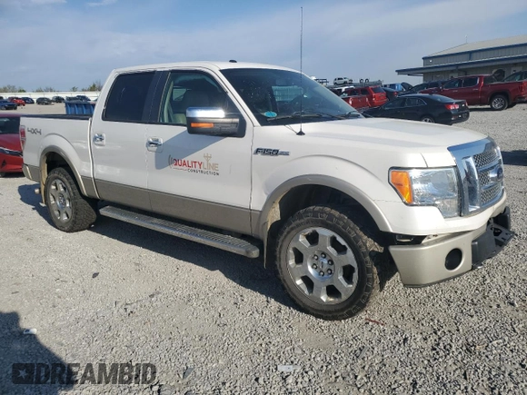 2010 Ford F-150 XL with VIN 1FTFW1EVXAFC09778, listed as a Copart auction lot 53793085 with 234,053 mi miles and Salvage title. Bid and sale history available at DreamBid. Image 4.