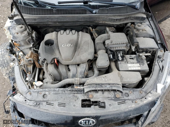 2013 Kia Optima LX with VIN KNAGM4A78D5393855, listed as a Copart auction lot 49147865 with 270,018 mi miles and Salvage Title. Bid and sale history available at carsss.com. Image 11.