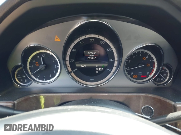 2013 Mercedes-Benz E 350 Luxury with VIN WDDHF5KB4DA707475, listed as a IAAI auction lot 42049839 with 235,862 mi miles and . Bid and sale history available at DreamBid. Image 7.