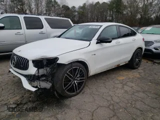2021 Mercedes-Benz GLC with VIN W1N0J6EB0MG002525, listed as a Copart auction lot 86517514 with 42,162 mi miles and Salvage Title. Bid and sale history available at carsss.com. Image 1.