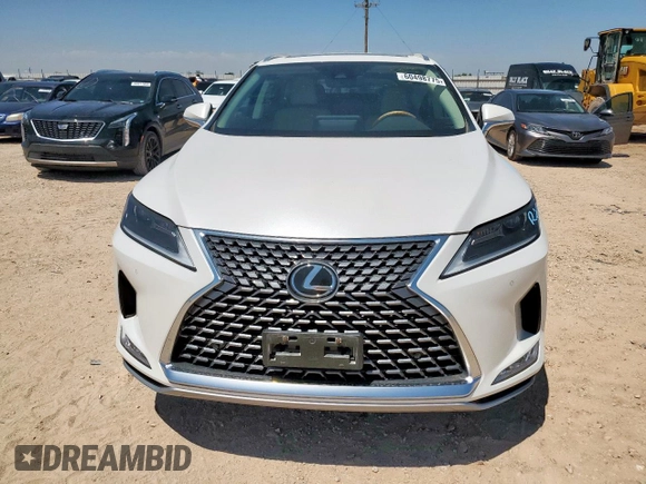 2022 Lexus RX 350 with VIN 2T2HZMAA3NC248761, listed as a Copart auction lot 60498775 with 9,157 mi miles and Salvage title. Bid and sale history available at DreamBid. Image 5.