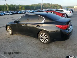 2015 Infiniti Q50 Premium with VIN JN1BV7AR1FM411069, listed as a Copart auction lot 54003945 with 118,888 mi miles and Salvage Title. Bid and sale history available at carsss.com. Image 2.