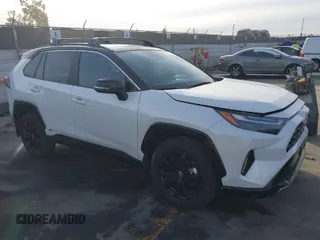 2024 Toyota RAV4 Hybrid XSE with VIN 2T3E6RFVXRW062963, listed as a IAAI auction lot 41400670 with 5,568 mi miles. Bid and sale history available at carsss.com. Image 1.