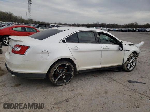 2011 Ford Taurus SHO with VIN 1FAHP2KT9BG104326, listed as a Copart auction lot 48787125 with 219,081 mi miles and Salvage Title. Bid and sale history available at DreamBid. Image 3.