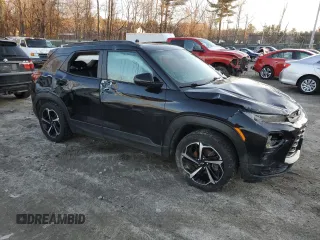 2021 Chevrolet TrailBlazer RS with VIN KL79MUSL4MB153028, listed as a Copart auction lot 72925592 with 44,413 mi miles. Bid and sale history available at carsss.com. Image 4.