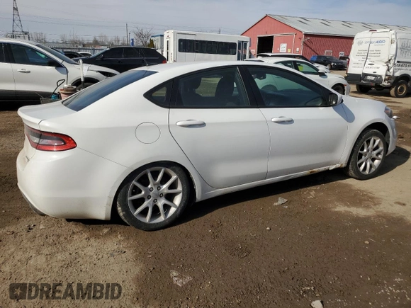 2013 Dodge Dart Rallye with VIN 1C3CDFBH0DD156629, listed as a Copart auction lot 48814425 with 185,930 mi miles and Clean Title. Bid and sale history available at carsss.com. Image 3.
