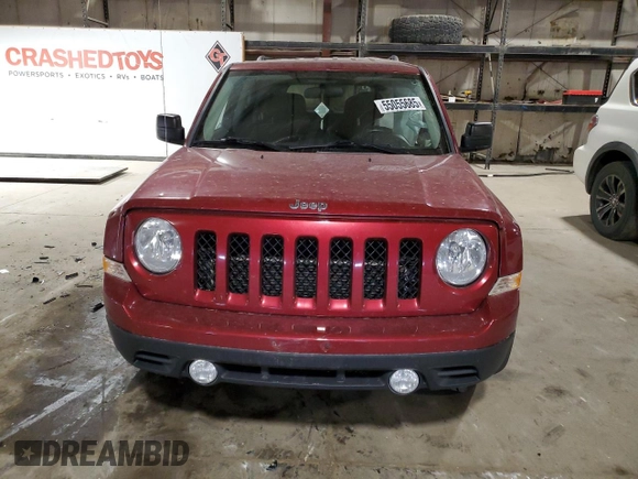 2014 Jeep Patriot Latitude z VIN 1C4NJRFB0ED714162, wystawiony jako Copart lot #55055685 z przebiegiem 122 698 mil mil oraz Szkoda całkowita • Salvage title. Historia ofert i sprzedaży dostępna na DreamBid. Obrazek 5.