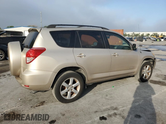 2007 Toyota RAV4 Limited with VIN JTMZK31V276005219, listed as a Copart auction lot 50070105 with 300,439 mi miles and Salvage Title. Bid and sale history available at carsss.com. Image 3.
