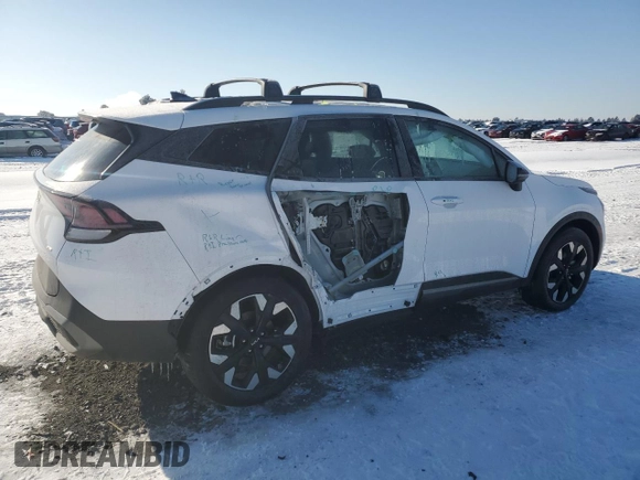 2024 Kia Sportage X-Line with VIN 5XYK6CDF9RG211227, listed as a Copart auction lot 43651765 with 6,386 mi miles and Salvage Title. Bid and sale history available at carsss.com. Image 3.