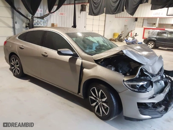 2024 Chevrolet Malibu RS with VIN 1G1ZG5STXRF212639, listed as a IAAI auction lot 41444181 with 8,594 mi miles. Bid and sale history available at carsss.com. Image 1.
