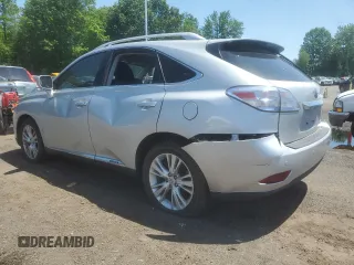 2011 Lexus RX 450h with VIN JTJBC1BA7B2420158, listed as a Copart auction lot 59181095 with 262,782 mi miles and Salvage title. Bid and sale history available at DreamBid. Image 2.