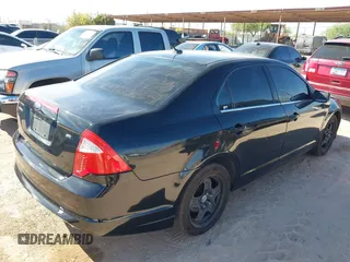 2010 Ford Fusion SE with VIN 3FAHP0HA3AR196941, listed as a IAAI auction lot 41865854 with 230,096 mi miles. Bid and sale history available at carsss.com. Image 4.