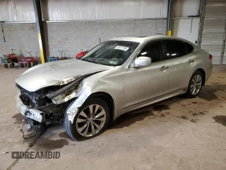 2012 Infiniti M37 with VIN JN1BY1AR4CM393926, listed as a Copart auction lot 48527795 with 121,771 mi miles and Salvage Title. Bid and sale history available at carsss.com. Image 1.