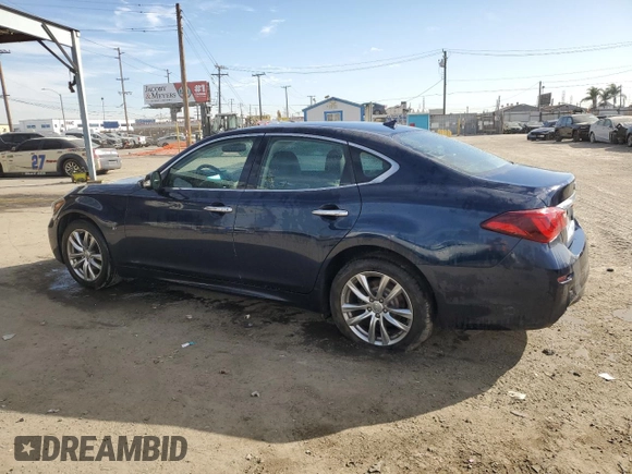 2015 Infiniti Q70 z VIN JN1BY1AP6FM541710, wystawiony jako Copart lot #47126225 z przebiegiem 57 304 mil mil oraz Szkoda całkowita • Salvage title. Historia ofert i sprzedaży dostępna na DreamBid. Obrazek 2.
