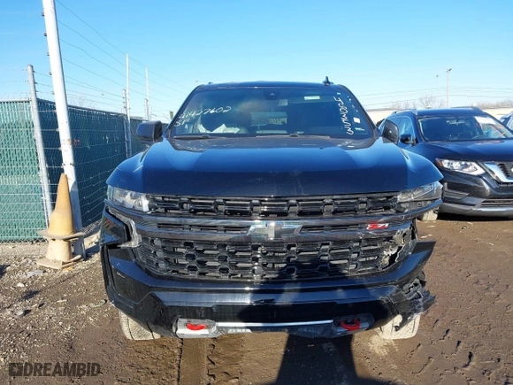 2021 Chevrolet Tahoe Z71 with VIN 1GNSKPKD1MR460353, listed as a IAAI auction lot 41427602 with 56,635 mi miles. Bid and sale history available at carsss.com. Image 11.