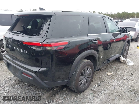 2024 Nissan Pathfinder S with VIN 5N1DR3AAXRC224447, listed as a IAAI auction lot 41165516 with 50,321 mi miles and . Bid and sale history available at DreamBid. Image 4.