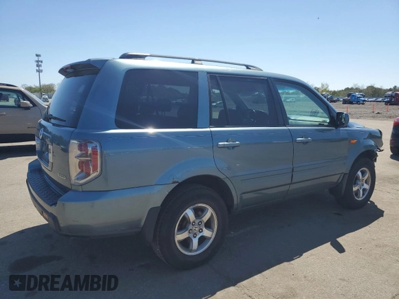 2006 Honda Pilot EX-L with VIN 2HKYF18766H561162, listed as a Copart auction lot 79991654 with 126,277 mi miles and Non Repairable. Bid and sale history available at DreamBid. Image 3.