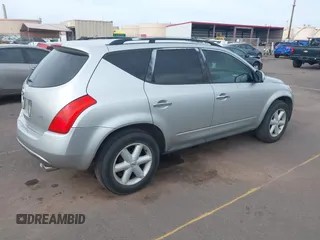 2005 Nissan Murano SL z VIN JN8AZ08T75W303682, wystawiony jako IAAI lot #42107611 z przebiegiem 161 340 mil mil oraz . Historia ofert i sprzedaży dostępna na DreamBid. Obrazek 4.