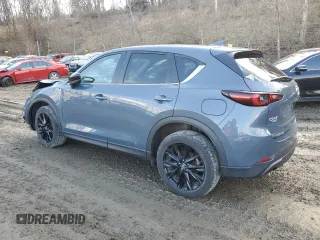 2023 Mazda CX-5 S Carbon Edition with VIN JM3KFBCM6P0223680, listed as a Copart auction lot 48128735 with 21,499 mi miles and Salvage Title. Bid and sale history available at carsss.com. Image 2.