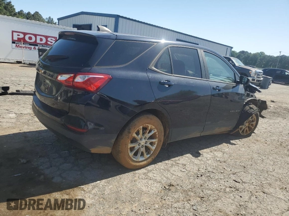 2020 Chevrolet Equinox LS z VIN 2GNAXHEV7L6189591, wystawiony jako Copart lot #51712605 z przebiegiem 91 321 mil mil oraz Szkoda całkowita • Salvage title. Historia ofert i sprzedaży dostępna na DreamBid. Obrazek 3.