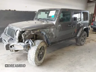 2017 Jeep Wrangler Unlimited Sahara with VIN 1C4BJWEG8HL638067, listed as a IAAI auction lot 41274352 with 57,339 mi miles. Bid and sale history available at carsss.com. Image 2.