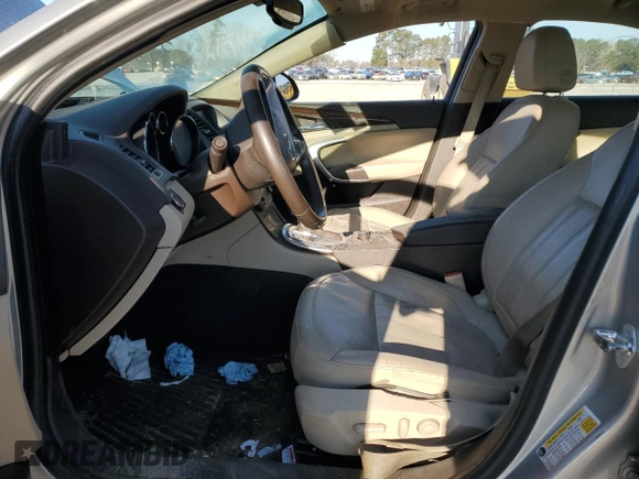 2011 Buick Regal CXL RL6 with VIN W04GU5GC2B1038188, listed as a Copart auction lot 47197945 with 129,031 mi miles and Salvage Title. Bid and sale history available at carsss.com. Image 7.