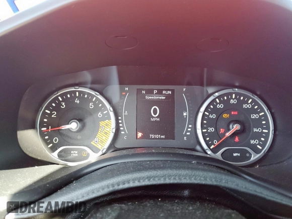 2020 Jeep Renegade Latitude with VIN ZACNJBBB8LPL41025, listed as a Copart auction lot 55120655 with 75,101 mi miles and Clean title. Bid and sale history available at DreamBid. Image 9.
