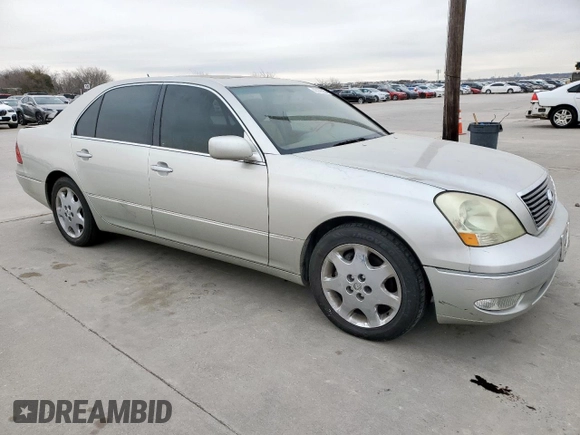 2002 Lexus LS 430 z VIN JTHBN30F120091703, wystawiony jako Copart lot #46336525 z przebiegiem Nie podano mil oraz Szkoda całkowita • Salvage title. Historia ofert i sprzedaży dostępna na DreamBid. Obrazek 4.