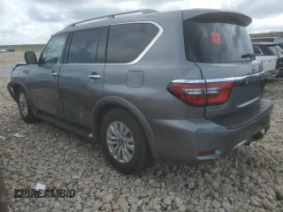 2022 Nissan Armada SV with VIN JN8AY2AC6N9161963, listed as a Copart auction lot 67955474 with 64,464 mi miles and Salvage Title. Bid and sale history available at carsss.com. Image 2.