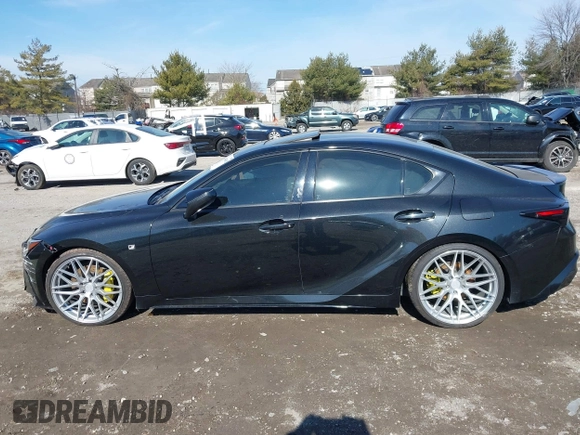 2021 Lexus IS 350 F Sport with VIN JTHGZ1E25M5020868, listed as a IAAI auction lot 41644962 with Not provided miles and . Bid and sale history available at DreamBid. Image 14.