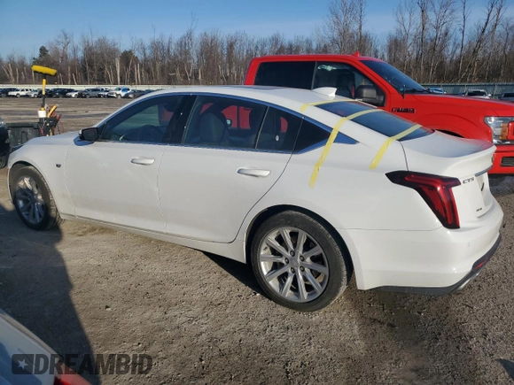 2024 Cadillac CT5 Luxury with VIN 1G6DX5RK8R0108526, listed as a Copart auction lot 48294545 with 25,210 mi miles and Salvage title. Bid and sale history available at DreamBid. Image 2.