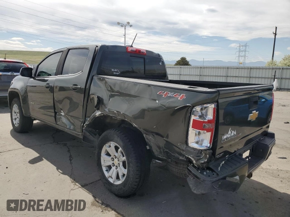 2018 Chevrolet Colorado 4WD LT with VIN 1GCGTCEN4J1178176, listed as a Copart auction lot 53066465 with 93,543 mi miles and Salvage title. Bid and sale history available at DreamBid. Image 2.