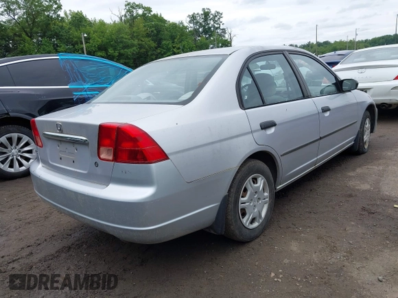 2001 Honda Civic with VIN 1HGES15281L039355, listed as a IAAI auction lot 42374672 with 213,278 mi miles and . Bid and sale history available at DreamBid. Image 4.