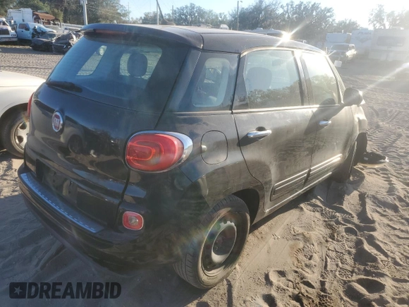 2015 FIAT 500L Pop with VIN ZFBCFAAH4FZ030597, listed as a Copart auction lot 82094644 with 65,943 mi miles and Salvage Title. Bid and sale history available at carsss.com. Image 3.