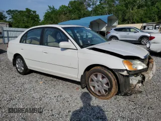 2001 Honda Civic EX with VIN 1HGES267X1L058540, listed as a Copart auction lot 52978935 with 312,093 mi miles and Salvage Title. Bid and sale history available at carsss.com. Image 4.