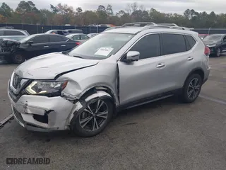 2019 Nissan Rogue SL with VIN 5N1AT2MT5KC844396, listed as a IAAI auction lot 40858867 with 28,469 mi miles. Bid and sale history available at carsss.com. Image 2.