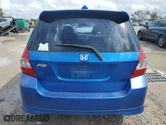 2008 Honda Fit Sport with VIN JHMGD38648S059693, listed as a Copart auction lot 69943294 with 193,114 mi miles and Salvage Title. Bid and sale history available at carsss.com. Image 6.