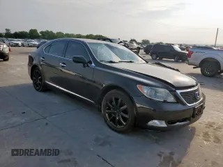 2007 Lexus LS 460 with VIN JTHBL46F775047122, listed as a Copart auction lot 57300995 with Not Provided miles and Clean Title. Bid and sale history available at DreamBid. Image 4.