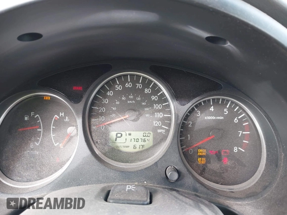 2007 Subaru Forester X w/Premium Pkg with VIN JF1SG65667H718707, listed as a IAAI auction lot 41555215 with 170,764 mi miles. Bid and sale history available at carsss.com. Image 7.