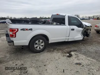 2018 Ford F-150 XL with VIN 1FTMF1EB6JKD15262, listed as a Copart auction lot 85259534 with 196,625 mi miles and Salvage Title. Bid and sale history available at carsss.com. Image 3.
