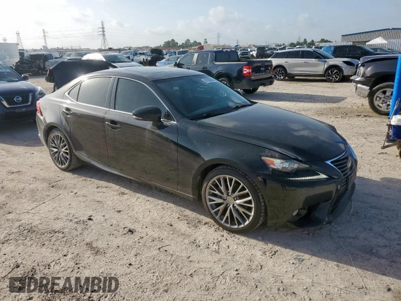 2014 Lexus IS 250 with VIN JTHBF1D21E5033364, listed as a Copart auction lot 61505885 with 96,171 mi miles and Salvage title. Bid and sale history available at DreamBid. Image 4.