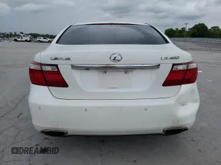 2008 Lexus LS 460 with VIN JTHBL46F185079145, listed as a Copart auction lot 54486555 with 218,237 mi miles and Clean Title. Bid and sale history available at DreamBid. Image 6.